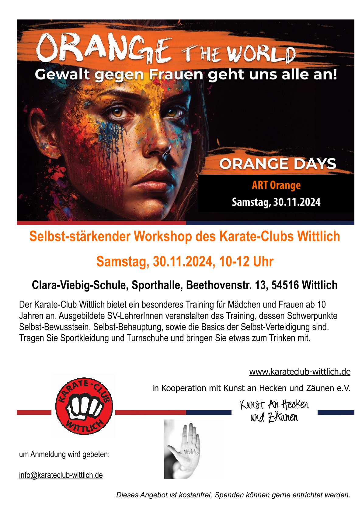 Orange days - Karateclub