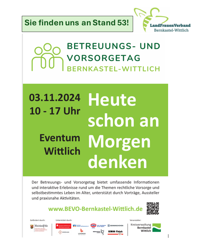 Betreuungs- und Vorsorgetag - Eventum Wittlich